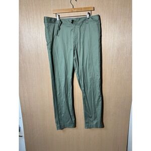 Outdoor Research Mens Olive Green Cotton Twill Pants Size 38x33 Casual